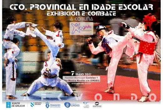 Este domingo Ordes acollerá o Campionato Provincial de Taekwondo en Idade Escolar